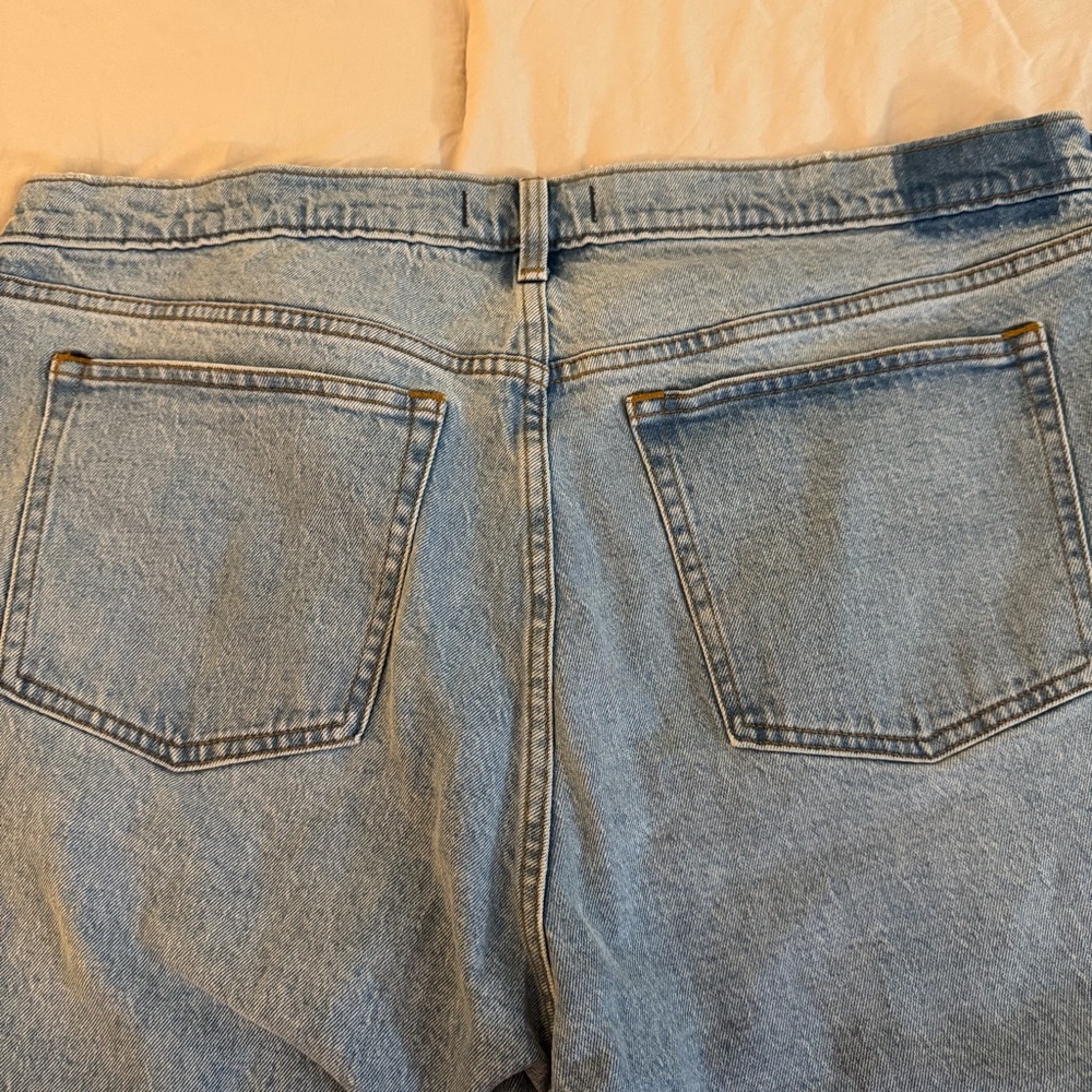 NEW Abercrombie & Fitch Jeans Women Curve Love Mid Rise '90s Straight 34/18S - Picture 6 of 6